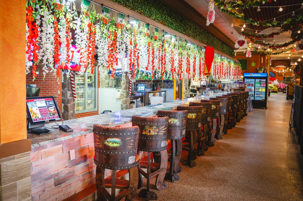 The bar